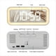 thumbnail image 4 of Reloj Despertador con Luz y Espejo, LED Digital, , para Estudiantes, con Volumen Alto, para Mesita de Noche, de Escritorio, con Temperatura., 4 of 8