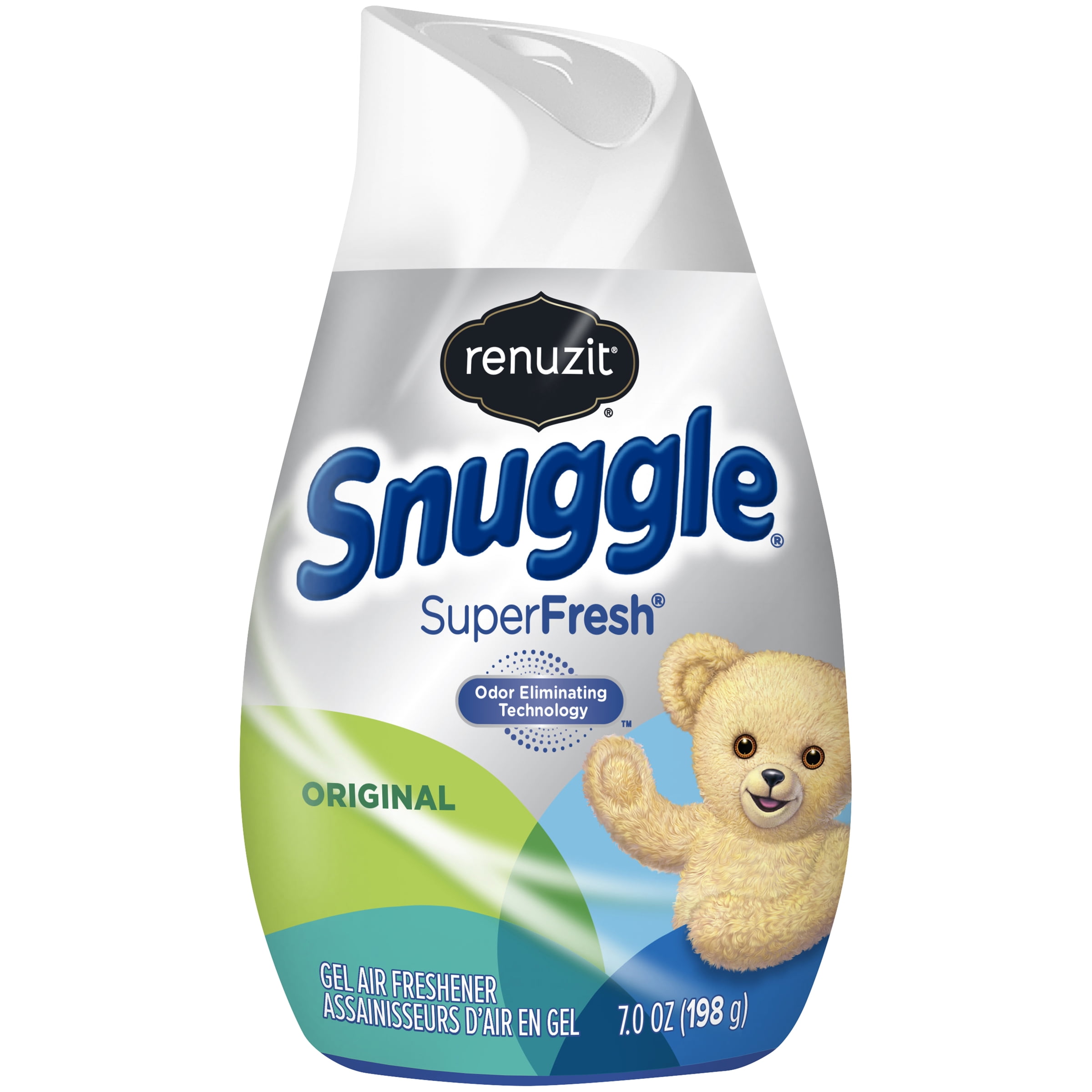Renuzit Snuggle Gel Air Freshener, SuperFresh Original 7 oz
