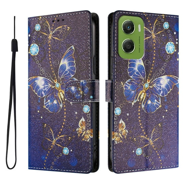 FOXDOCK Funda Tipo Cartera para Motorola Moto G06 4G con Soporte y Correa – Diseño de Patrones Lindos