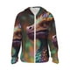 thumbnail image 1 of Fotbe Rainbow Scales Fantasy Dragon Chaqueta con Protección Solar UPF 50+ para Hombre y Mujer, Camisa con Capucha y Bolsillos-3X-Large, 1 of 7