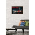 thumbnail image 2 of Hong Kong at Night Wall Poster, 14.725" x 22.375", Framed, 2 of 5