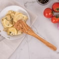 thumbnail image 5 of Eddington’s Italian Olive Wood Pierced Spatula, Handcrafted in Europe, 5 of 11