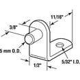 thumbnail image 4 of Prime Line 241965 5 mm. Nickel Plated Shelf Support Peg- Pack - 8, 4 of 4