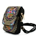 thumbnail image 5 of Hxlamzoo Home Supplies Clearance Yunnan Ethnic Style Embroidery Bag for Women Embroidered Body Mini Bag Flip Phone Bag, 5 of 8