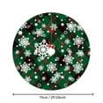 thumbnail image 3 of Wzzjkit Christmas Tree Skirt Decorations Santa Claus Snowflake Christmas Tree Skirt Exquisite Tree Bottom Decoration Tree Skirt, 3 of 6