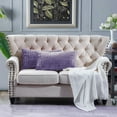 thumbnail image 1 of Home Soft Things Textured Velvet 2 Piece Pillow Shell Set - Chinese Violet - 14" x 26", 1 of 5
