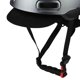 thumbnail image 4 of Casco de bicicleta eléctrica para adultos, casco de seguridad semicubierto Universal de moda para 4 estaciones, titanio brillante, 4 of 5