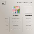thumbnail image 4 of Dynamic Brushwork Canvas Modern Colorful Print by Art Remedy, Gallery Wrapped, 40" x 40", 4 of 8