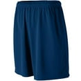 thumbnail image 2 of Youth Wicking Mesh Athletic Shorts S Navy, 2 of 2