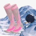 thumbnail image 2 of Chaussettes de Ski Extérieures pour Femmes Chaudes Non Épaisses Chaussettes de Sport Randonnée Thermiques Confortables Durables Performance, 2 of 3