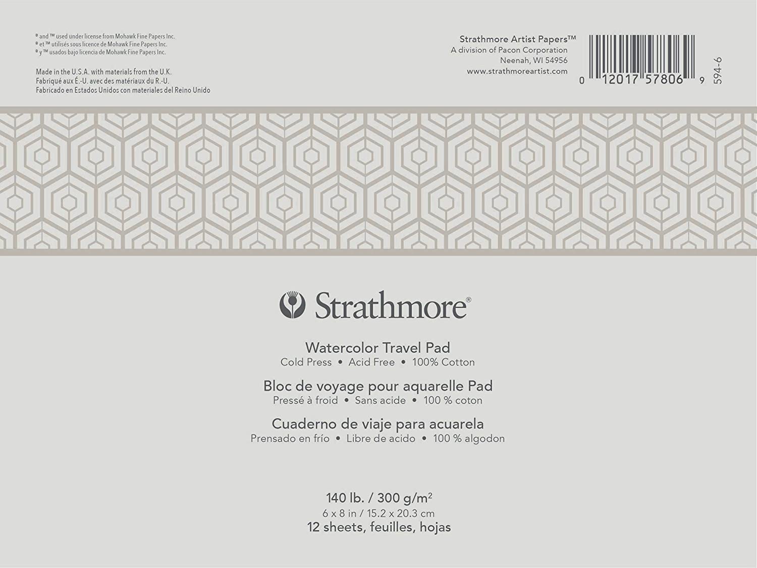 Strathmore 500 Series Watercolor Travel Pad Glue Bound Cold Press 6 X 8 12 Sheets White 100 Cotton Cold Press Watercolor Paper By Visit The Strathmore Store Walmart Com Walmart Com