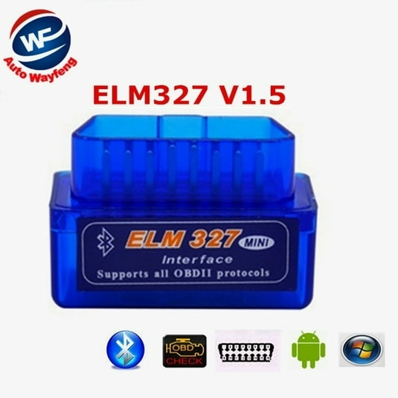 ELM327 v1.5 Bluetooth OBD2 Scanner Adapter OBDII Diagnostic Tool TORQUE Android
