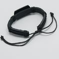 thumbnail image 4 of Neutral Leather Vintage Braided Rope Black Wolf Head Bracelet Fashion JewelryAL, 4 of 6