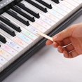 thumbnail image 2 of Colorful Detachable Music Decal Notes Piano Keyboard Stickers 61 Or 88-Key Electronic Piano Piano Spectrum Sticker Symbol, 2 of 8