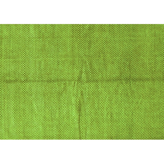 Ahgly Company Indoor Rectangle Abstract Green Modern Area Rugs, 7' x 10'