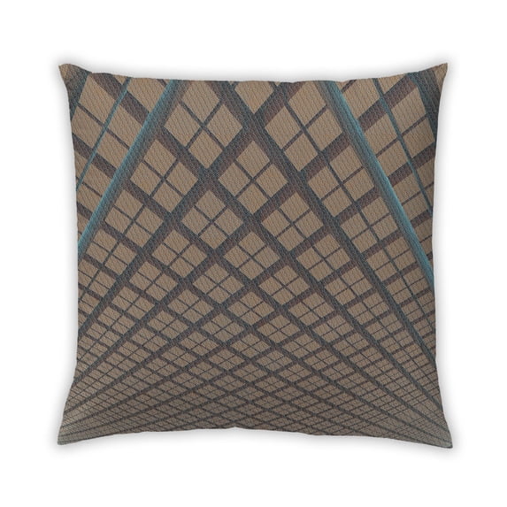 Ahgly Company Outdoor Square Contemporary Throw Pillow, 18 inch by 18 inch