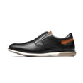 thumbnail image 2 of Zapatos casuales de vestir para hombre Bruno Marc negros con cordones, 2 of 9