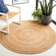thumbnail image 2 of SAFAVIEH Natural Fiber Simonette Solid Area Rug, Natural, 5' x 5' Round, 2 of 8