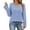 Light Blue, variant on PRETTYGARDEN Womens V Neck Sweaters Fall Trendy Casual Long Sleeve Oversized Cozy Pullover Sweater Lightweight Knit Tops