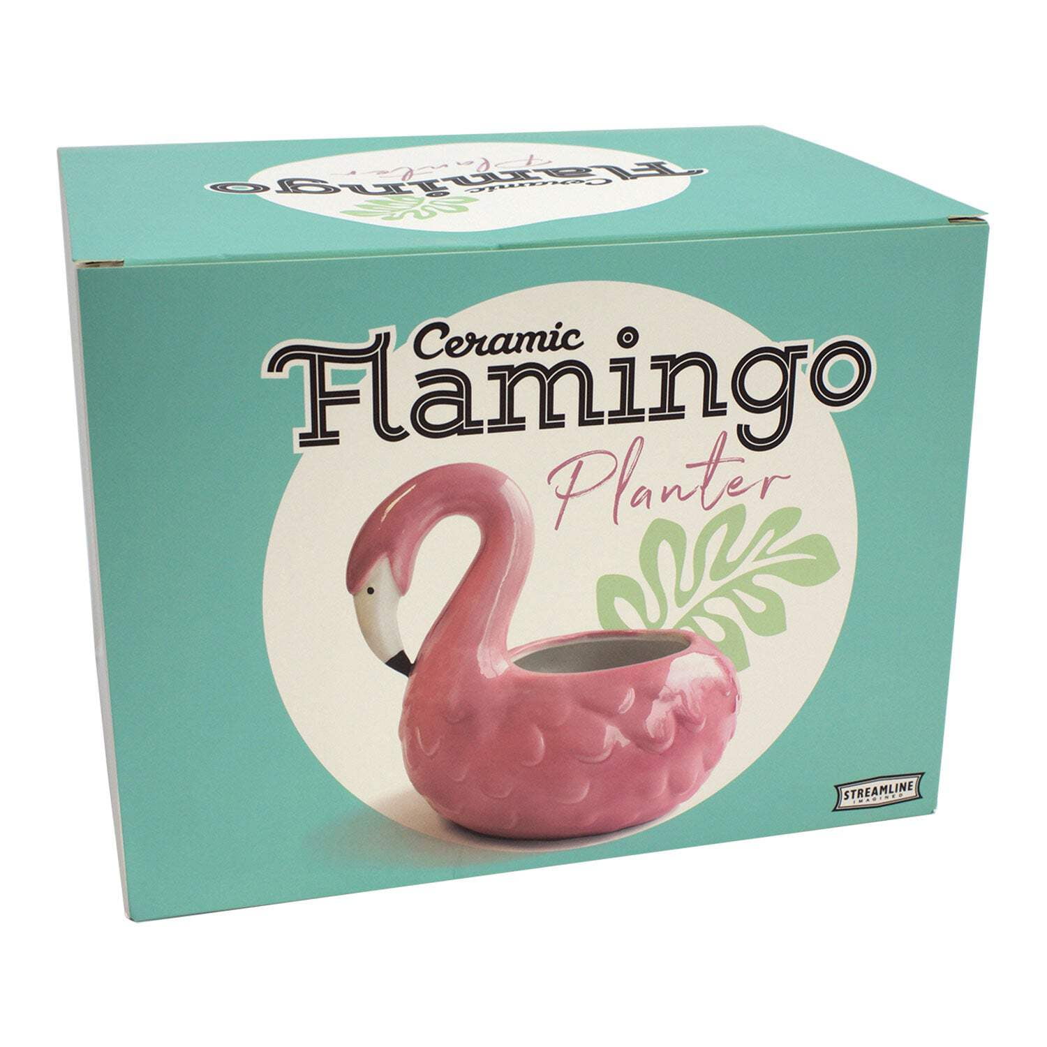 Streamline Imagined Flamingo Planter