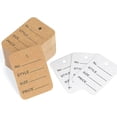 thumbnail image 5 of 100pcs/lot 3.5x5cm Price Tags Kraft Paper Lables for DIY Jewelry Retail Price Tags Handmade Clothes Size Tags Store Hang Lables pink3.5x5cm 100pcs, 5 of 6