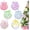 Donut, variant on 6 Pcs Pastel Donut Candy Land Christmas Ornaments Set, Assorted Cute Macaron Color Doughnut Dessert Hanging Pendant Decorations for Xmas Tree, Kids Birthday Party, Home Holiday Decor Supplies