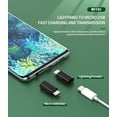 thumbnail image 3 of Micro USB male to Lightning Female Charger Cable Adapter(3Pack)for iPhone for Apple Charging Cord Android Phone Converter for iPad Connector Compatible for Samsung Galaxy S6 S7 edge+ Active note 4 5, 3 of 7