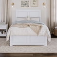 thumbnail image 2 of AFI Canyon Wood Twin Foundation Bed Frame with Matching Footboard, Twin, 2 of 26