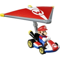 Hot Wheels Mario Kart Characters Car with Glider for Ages 3 Years Old & up