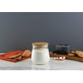 thumbnail image 2 of JoyFul Large Glass Cookie Jar with Bamboo Lid - 31 oz, 2 of 6