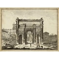 thumbnail image 2 of Unknown 14x12 White Modern Wood Framed Museum Art Print Titled - Roman Antiquities III, 2 of 4