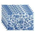 thumbnail image 2 of Blue and White Porcelain Reversible Placemat Non Slip Coffee Mat 18x12 Inch for Dining, Kitchen, Coffee, 2 of 9