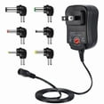 thumbnail image 2 of 12W Universal Charger AC/DC Adapter Switching Power Supply with 6 Selectable Adapter Plugs (can't work with Laptop), 2 of 6