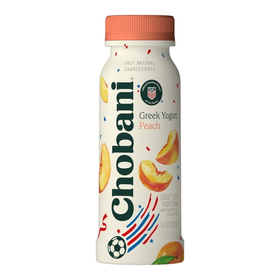 Chobani Greek Yogurt Drink, Peach 7 Oz Bottle