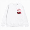 thumbnail image 4 of TOWED22 Girls Pullover Sweatshirts Kids Cute Printed Crewneck Tops Long Sleeve Pullover Tops,4Y, 4 of 4