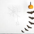thumbnail image 3 of Clearance! Halloween Acrylic Mirror Sticker Self Adhesive Festive Bar Decoration Mirror Wall Sticker Silver, 3 of 6