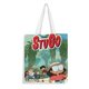thumbnail image 1 of StuGo Bolso de tela con estampado de lienzo para mujer, bolsa de compras reutilizable y estética, con cremallera interior, regalo para mujer,40*40cm., 1 of 6