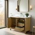 thumbnail image 4 of Vanity Art 42" Single Freestanding Bathroom Vanity with Sink and Engineered Marble Top, 4 of 11