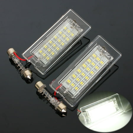 LED Number License Plate Light Lamp Bulb For  X5 E53 X3 E83 03-10 Error Free