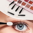 thumbnail image 6 of 50 Pcs Eyeshadow Applicators, Double-Side Disposable Sponge Tip Cosmetic Brushes Mini Eye Shadow Applicator Sticks, 1.9 Inch Reusable Short Handle Portable Travel Makeup Tools for Shadow, Cream, 6 of 7