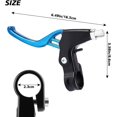 thumbnail image 3 of Bike Brake Levers, Bicycle Hand Brakes Lever Cycling Levers Aluminum Alloy Handlebar Lever Handle 2.2cm Diameter for Most Bicycles, 3 of 7