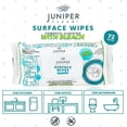 thumbnail image 3 of 6-pack bleach-containing surface cleaning wipes, multi-purpose cleaner for bathrooms, kitchens, offices, 72 soft-flow sheets, fresh scent, no lint and durable, 3 of 4