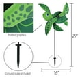 thumbnail image 2 of In the Breeze 2554 — Baby Whirligig Wind Spinner, Sea Turtle — Cute and Colorful Sea Life Outdoor Wind Spinner for Yards and Gardens, 2 of 7