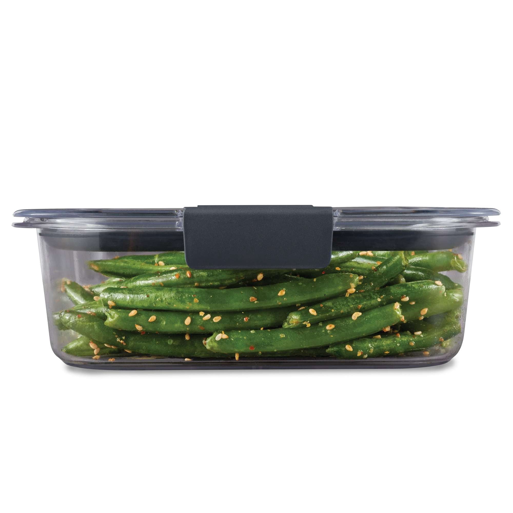 (4 pack) Rubbermaid 3.2 Cup Brilliance Stain-Proof Food Storage Container, Set of 2