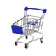 thumbnail image 1 of Mini carrito de supermercado de mano, carrito de compras, cesta de almacenamiento, carrito de juguete para niños, 1 of 5