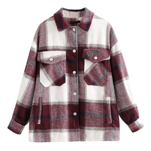 Vedolay Womens Jackets Sport Jacket Zip Up Coat Casual Long Sleeve Jogging Outerwear Red,XL