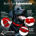 thumbnail image 3 of Regal Dog Products Small Red Waterproof Dog Collar and Leash Set | Heavy Duty Double Buckle & D Ring - 5'ft Leash | Adjustable Biothane Dog Collar | Chew Resistant Waterproof Collar for Dogs, 3 of 9