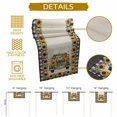 thumbnail image 6 of Table Runner Dresser Scarves 48 Inch Long,Farmhouse Sunflower Pumpkin Linen Dining Table Runners, 6 of 9
