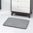 thumbnail image 2 of Walensee Memory Foam Bath Rug, 24"x36", Grey, Non Slip Bathroom Mat, Machine Wash, 2 of 8