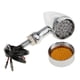 thumbnail image 3 of 2PCS 20-Luz De Rejilla de Vuelta Parrilla Lente Accesorios para Motocicleta Universal Cubierta de la lente de la parrilla de plata shamjiam Pon la luz de cruce, 3 of 8